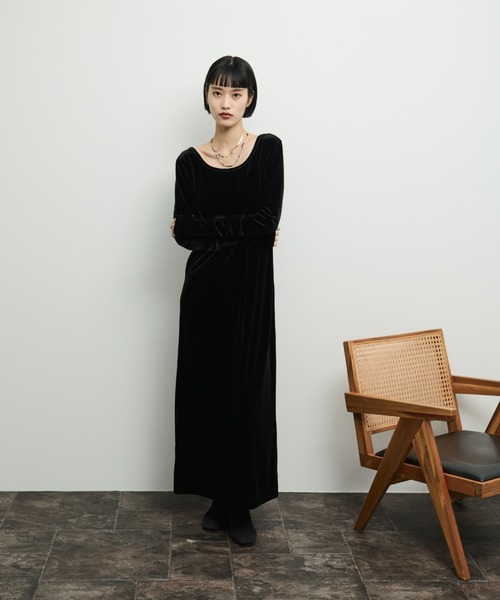 tricot COMME des GARÇONS⭐︎ベロア×シースルーロングワンピ tricot COMME des GARÇONS⭐︎ベロア×シースルーロングワンピ - メルカリ