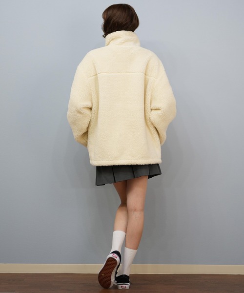 ROXY(ロキシー)の「ROXY/ロキシー ボアジャケット リバーシブル RJK254022(その他アウター・レディース・カーキ/ブラック・M/L)」の19枚目の写真