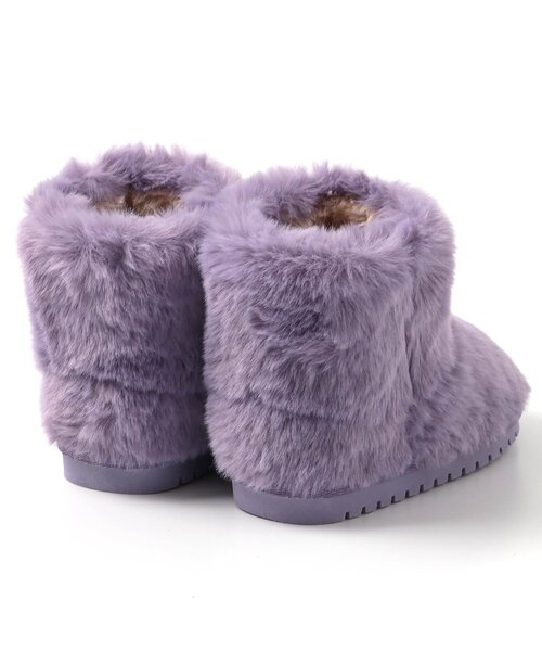 Ampersand（アンパサンド）の「ふわふわブーツ（ブーツ・キッズ・ブラック/ベージュ/パープル/グレー・17/16/15 /14/19/18）」の14枚目の写真