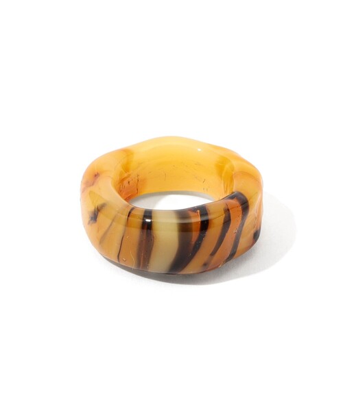 LEVENS（レヴェンス）の「LEVENS JEWELS MARBLE リング（リング・レディース・ブラック系その他/オレンジ系その他・M）」の2枚目の写真