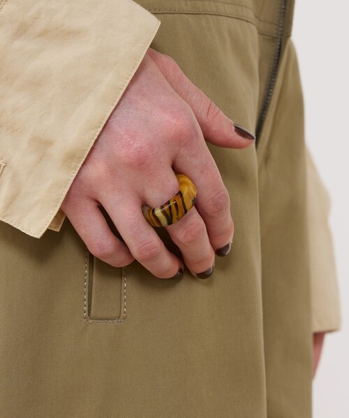 LEVENS（レヴェンス）の「LEVENS JEWELS MARBLE リング（リング・レディース・ブラック系その他/オレンジ系その他・M）」の3枚目の写真