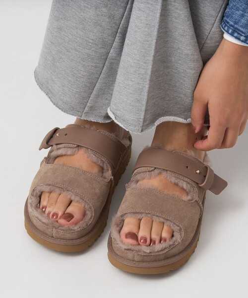 UGG＞グリーンポート ストラップ スライド サンダル（サンダル）｜UGG