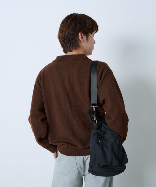 WHIMSIC（ウィムジック）の「【UNISEX】ミニヘルメットバッグ（ショルダーバッグ・メンズ・オリーブ/ブラック・ONE SIZE）」の16枚目の写真