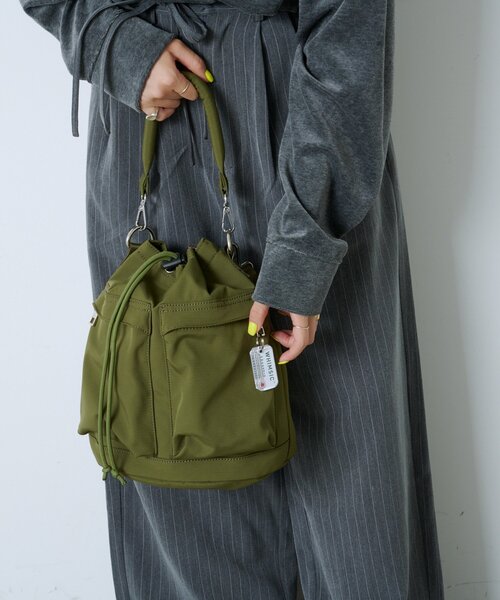 WHIMSIC（ウィムジック）の「【UNISEX】ミニヘルメットバッグ（ショルダーバッグ・メンズ・オリーブ/ブラック・ONE SIZE）」の20枚目の写真