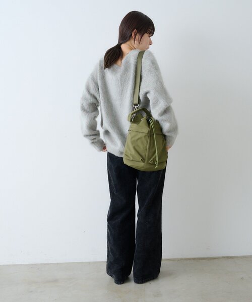 WHIMSIC（ウィムジック）の「【UNISEX】ミニヘルメットバッグ（ショルダーバッグ・メンズ・オリーブ/ブラック・ONE SIZE）」の21枚目の写真