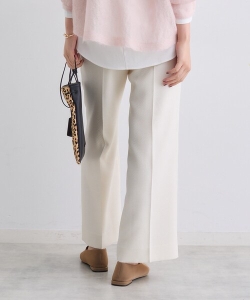 INDIVI(インディヴィ)の「【褒められパンツ/ウール調素材】ラメ混ワイドパンツ(その他パンツ・レディース・ネイビー/ダークグレー/オフホワイト・03/40/38/36/19/15 /13/12/05)」の12枚目の写真