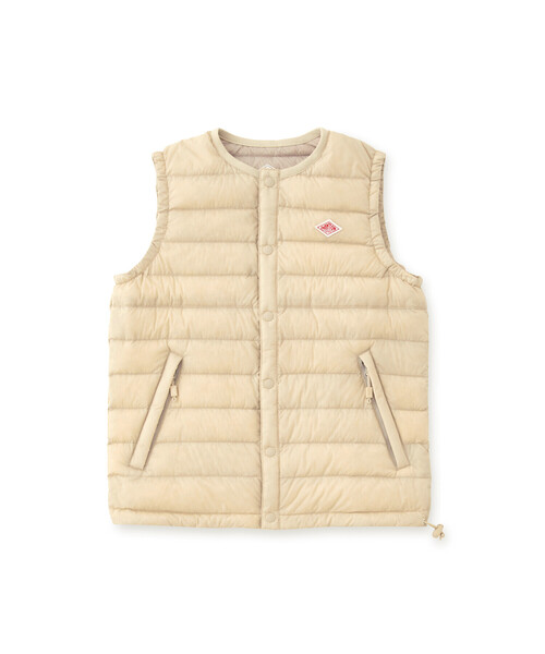 KIDS' INNER DOWN CREWNECK VEST（ダウンベスト）｜DANTON