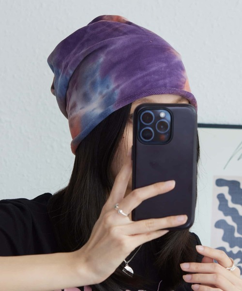 LA VORAGINE(ラ ヴォラジネ)の「薄手ストリートキャップ(キャップ・レディース・ブラック/パープル/ブルー・FREE)」の6枚目の写真