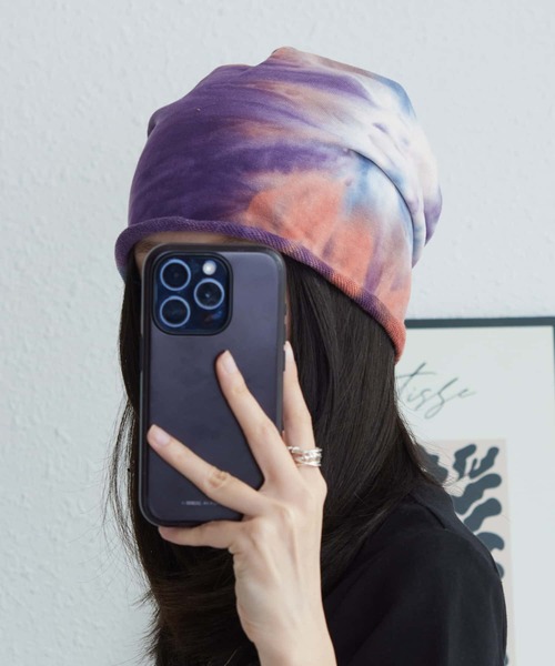 LA VORAGINE(ラ ヴォラジネ)の「薄手ストリートキャップ(キャップ・レディース・ブラック/パープル/ブルー・FREE)」の9枚目の写真