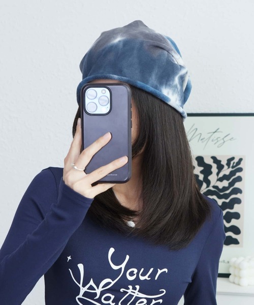 LA VORAGINE(ラ ヴォラジネ)の「薄手ストリートキャップ(キャップ・レディース・ブラック/パープル/ブルー・FREE)」の4枚目の写真