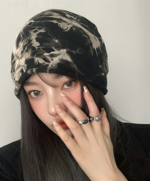 LA VORAGINE(ラ ヴォラジネ)の「薄手ストリートキャップ(キャップ・レディース・ブラック/パープル/ブルー・FREE)」の11枚目の写真