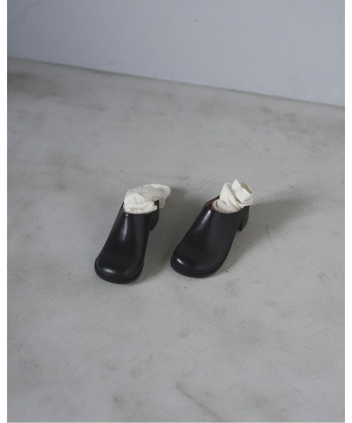 anuke Ecoleather Heel Slip-ons 62521021（その他シューズ）｜anuke