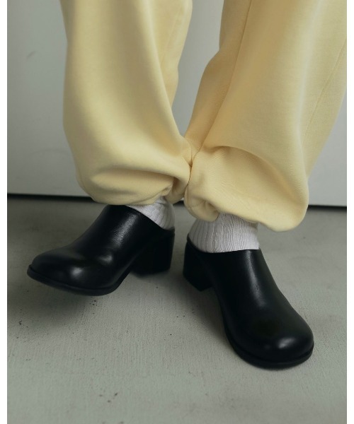 anuke Ecoleather Heel Slip-ons 62521021（その他シューズ）｜anuke