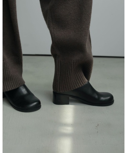 アンヌーク anuke エコレザーヒールスリップオン 37 anuke Ecoleather Heel Slip-ons 62521021（その他シューズ）｜anuke