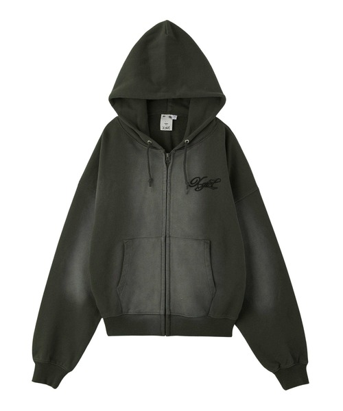 新品パーカー　XＬ　レディース セール】LEOPARD BOX ZIP UP SWEAT HOODIE（パーカー）｜X-girl