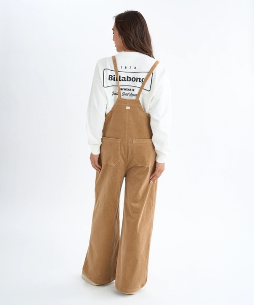 BILLABONG(ビラボン)の「BILLABONG レディース CORDUROY SALOPETTE L ロングパンツ 【2025年秋冬モデル】/ビラボンボタンフライコーデュロイサロペット(サロペット/オーバーオール・レディース・ブラック/ベージュ/ピンク系その他・MEDIUM)」の5枚目の写真
