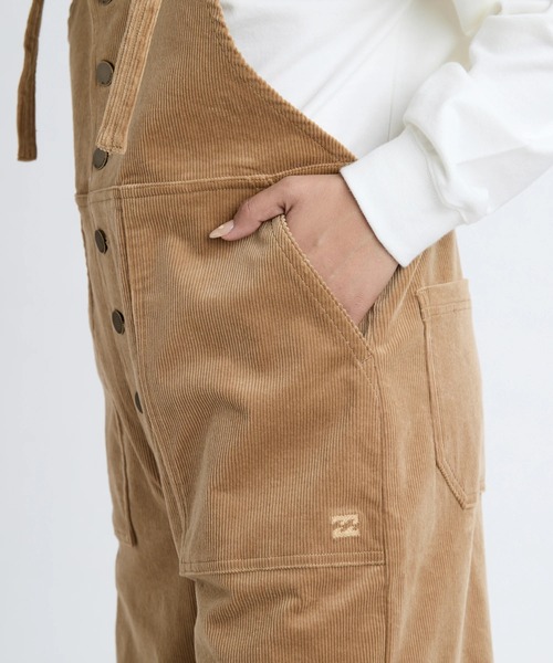 BILLABONG(ビラボン)の「BILLABONG レディース CORDUROY SALOPETTE L ロングパンツ 【2025年秋冬モデル】/ビラボンボタンフライコーデュロイサロペット(サロペット/オーバーオール・レディース・ブラック/ベージュ/ピンク系その他・MEDIUM)」の7枚目の写真