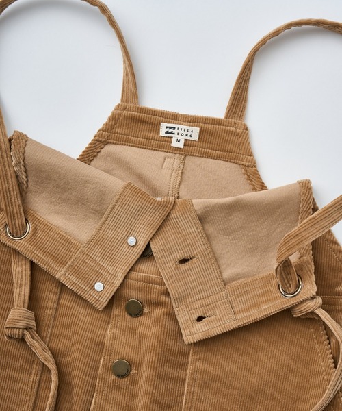 BILLABONG(ビラボン)の「BILLABONG レディース CORDUROY SALOPETTE L ロングパンツ 【2025年秋冬モデル】/ビラボンボタンフライコーデュロイサロペット(サロペット/オーバーオール・レディース・ブラック/ベージュ/ピンク系その他・MEDIUM)」の11枚目の写真