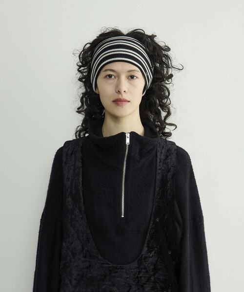 La Maison de Lyllis(メゾンドリリス)の「La Maison de Lyllis/ラ メゾン ド リリス HAIR BAND / 2253016 / ヘアバンド(ヘアバンド・レディース・ブラック/その他13・ONE SIZE)」の2枚目の写真