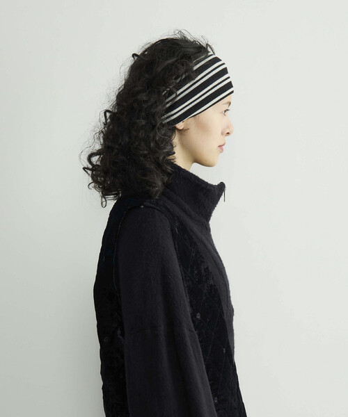 La Maison de Lyllis(メゾンドリリス)の「La Maison de Lyllis/ラ メゾン ド リリス HAIR BAND / 2253016 / ヘアバンド(ヘアバンド・レディース・ブラック/その他13・ONE SIZE)」の4枚目の写真