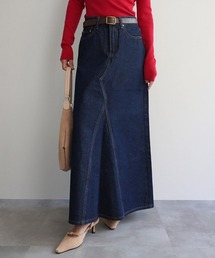 esutoreja（エストレジャ）の「Aラインフレアデニムスカート（デニムスカート）」
