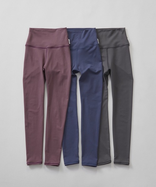 Julier Yoga and Relax(ジュリエヨガアンドリラックス)の「Julier (定番)プレミアムフロースーパーハイレギンス(レギンス/スパッツ・レディース・プラム/ダークブルー/グレー・1/0)」の20枚目の写真