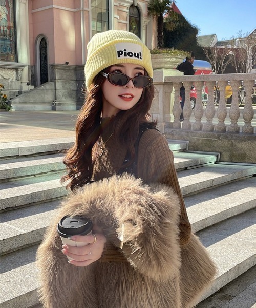 Ritzy（リッツィー）の「ハイネック  ピコットレース  ニットインナー（ニット/セーター・レディース・ホワイト/ベージュ/イエロー/モカ/ブラック・FREE）」の21枚目の写真