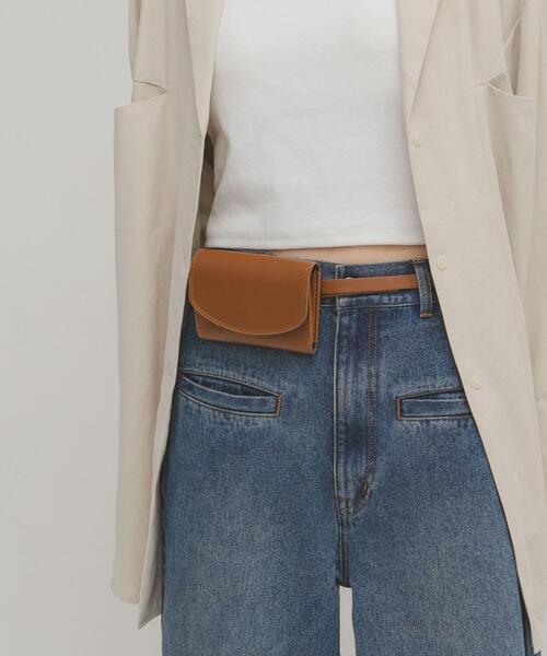 KBF（ケイビーエフ）の「ポーチ付きベルト（ベルト・レディース・ブラック/ブラウン・ONE）」の2枚目の写真