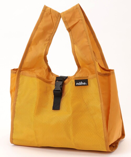 Nahe(ネーエ)の「nahe/ネーエ SHOPPER S エコバッグ(エコバッグ/サブバッグ・メンズ・イエロー/レッド/グリーン/ブルー/ブラック・ONE SIZE)」の4枚目の写真