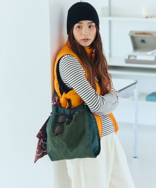 Nahe(ネーエ)の「nahe/ネーエ SHOPPER S エコバッグ(エコバッグ/サブバッグ・メンズ・イエロー/レッド/グリーン/ブルー/ブラック・ONE SIZE)」の7枚目の写真