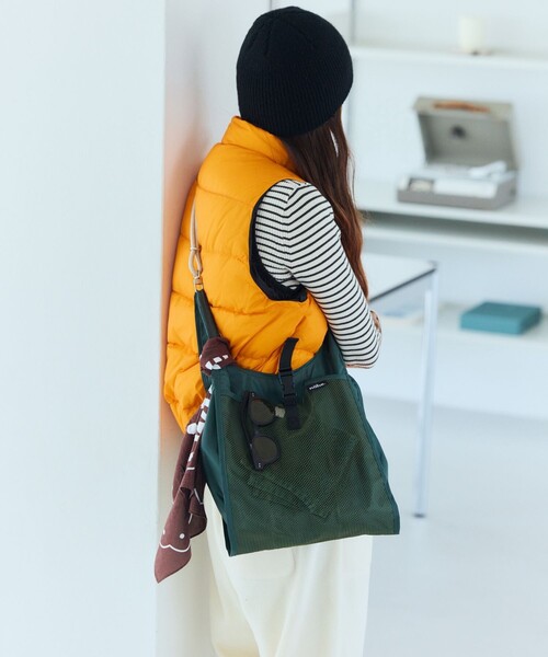 Nahe(ネーエ)の「nahe/ネーエ SHOPPER S エコバッグ(エコバッグ/サブバッグ・メンズ・イエロー/レッド/グリーン/ブルー/ブラック・ONE SIZE)」の9枚目の写真