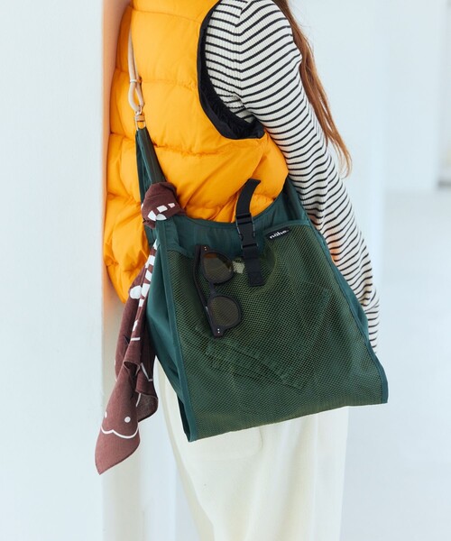 Nahe(ネーエ)の「nahe/ネーエ SHOPPER S エコバッグ(エコバッグ/サブバッグ・メンズ・イエロー/レッド/グリーン/ブルー/ブラック・ONE SIZE)」の10枚目の写真