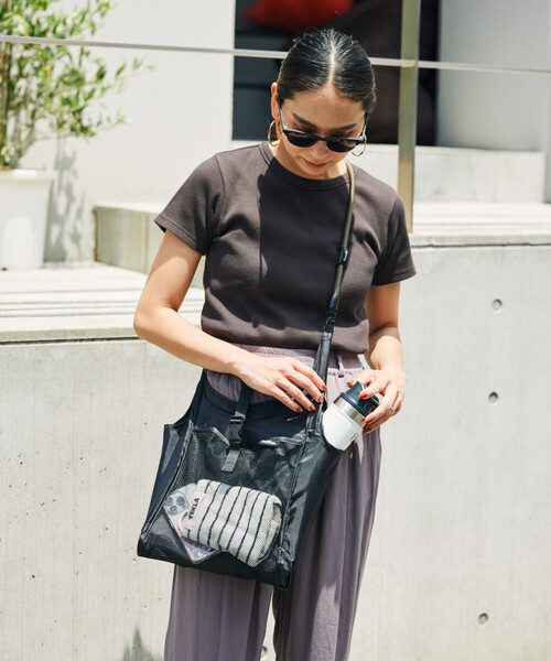 Nahe(ネーエ)の「nahe/ネーエ SHOPPER S エコバッグ(エコバッグ/サブバッグ・メンズ・イエロー/レッド/グリーン/ブルー/ブラック・ONE SIZE)」の16枚目の写真