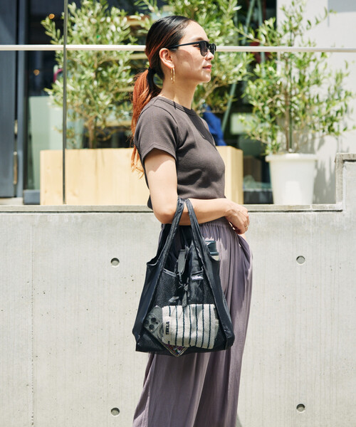 Nahe(ネーエ)の「nahe/ネーエ SHOPPER S エコバッグ(エコバッグ/サブバッグ・メンズ・イエロー/レッド/グリーン/ブルー/ブラック・ONE SIZE)」の18枚目の写真