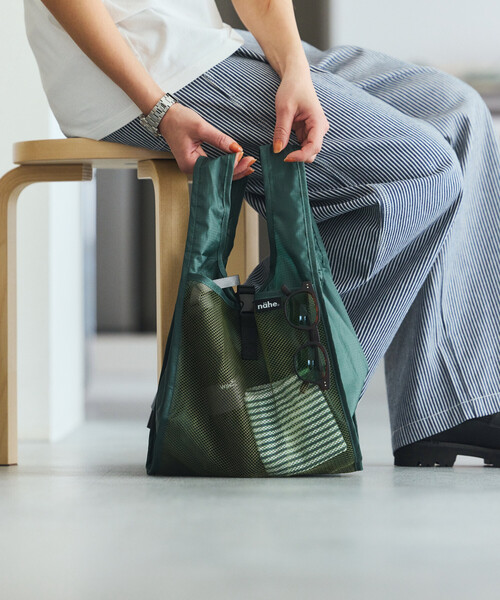 Nahe(ネーエ)の「nahe/ネーエ SHOPPER S エコバッグ(エコバッグ/サブバッグ・メンズ・イエロー/レッド/グリーン/ブルー/ブラック・ONE SIZE)」の16枚目の写真