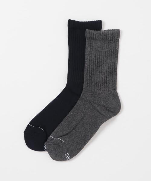 URBAN RESEARCH DOORS(アーバンリサーチドアーズ)の「HANES クルーソックス2P(ソックス/靴下・メンズ・ブルー系その他・MEDIUM)」の1枚目の写真