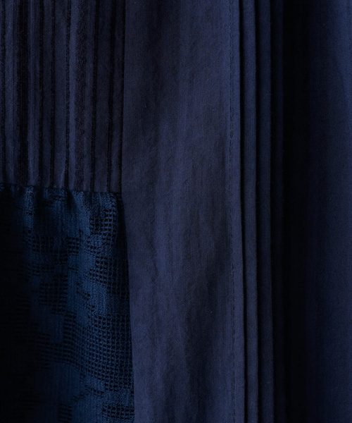 Rouge vif la cle（ルージュヴィフラクレ）の「【nap / ナップ】Textured Detail Skirt / テキスタイルディテール ティアードスカート【WEB限定】（スカート・レディース・ホワイト/ネイビー・フリー）」の18枚目の写真