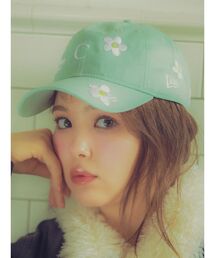NEW ERA(j[G)́yCALNAMUR×NEW ERAz9TWENTY FLOWER EMBROIDERY CALNAMUR(Lbv)