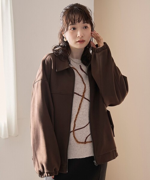 セール】スエードライクブルゾン（ブルゾン）｜coen（コーエン）の