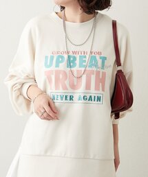 NUNIFE（ユニフィー）の「【NUNIFE】サイドスリット多色ロゴスウェット（スウェット・レディース）」