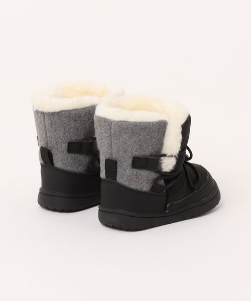 ASBee（アスビー）の「North Date ノースデイト ベビー ボア付きウィンターブーツ【撥水/高屈曲ソール/あったか内ボア/脱ぎ履き簡単】 32338（ブーツ・キッズ・ブラック/ブラウン系その他・13.0cm/14.0cm/15.0cm）」の3枚目の写真