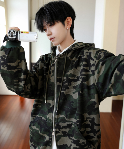 ENHYPEN ソンフン MUSINSA カモフラージュ　パーカー　 Lサイズ ENHYPEN ソンフン MUSINSA カモフラパーカー セット Lサイズ ENHYPEN