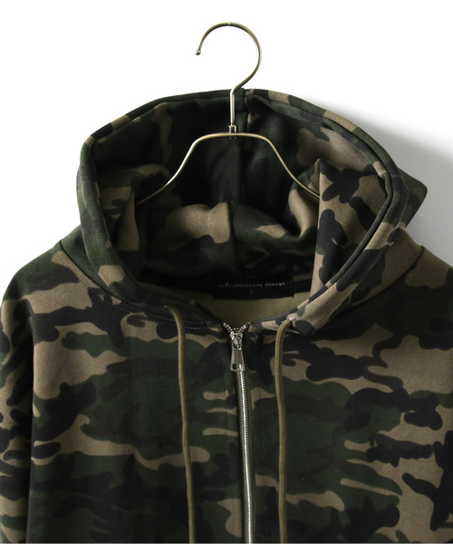neos（ネオス）の「【neos】オーバーサイズ カモフラージュ 迷彩 ジップ パーカー メンズ レディース 韓国ファッション ルーズシルエット（パーカー・メンズ・グリーン系カモフラージュ/グレー系カモフラージュ・MEDIUM/LARGE/X-LARGE）」の17枚目の写真