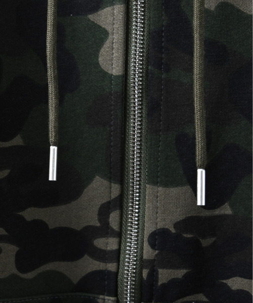 neos（ネオス）の「【neos】オーバーサイズ カモフラージュ 迷彩 ジップ パーカー メンズ レディース 韓国ファッション ルーズシルエット（パーカー・メンズ・グリーン系カモフラージュ/グレー系カモフラージュ・MEDIUM/LARGE/X-LARGE）」の18枚目の写真