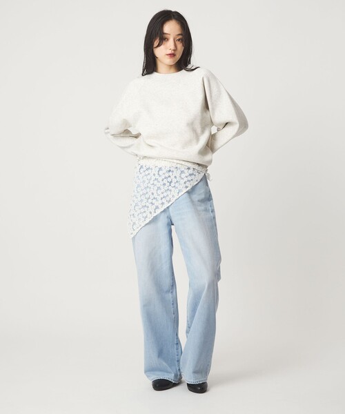 green label relaxing(グリーンレーベルリラクシング)の「レーシー バブーシュカ(その他ヘアアクセサリー・レディース・オフホワイト/ブラック・FREE)」の4枚目の写真