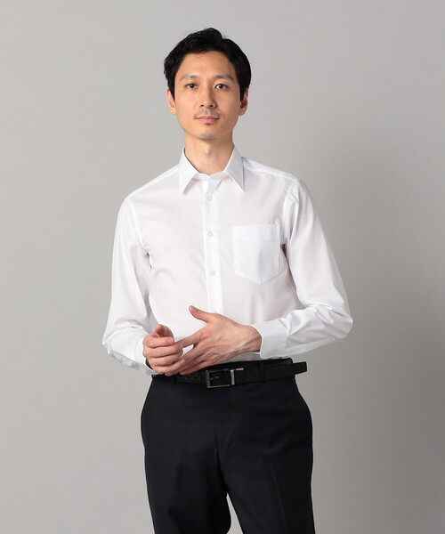 COMME CA MEN(コムサメン)の「コットンブロード レギュラーカラーシャツ(シャツ/ブラウス・メンズ・ホワイト/サックスブルー・L/M/S)」の6枚目の写真