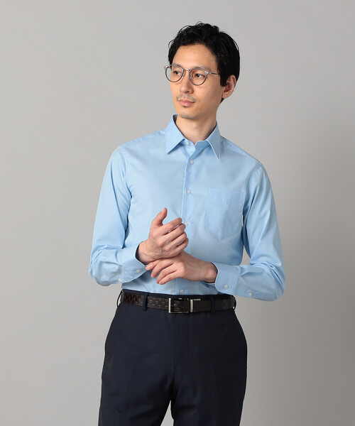 COMME CA MEN(コムサメン)の「コットンブロード レギュラーカラーシャツ(シャツ/ブラウス・メンズ・ホワイト/サックスブルー・L/M/S)」の12枚目の写真