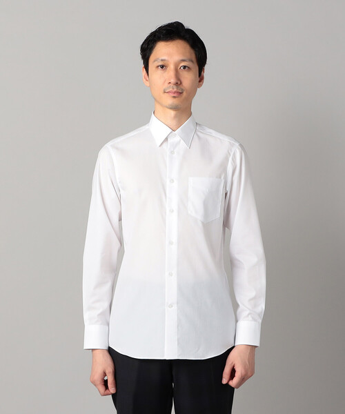 COMME CA MEN(コムサメン)の「コットンブロード レギュラーカラーシャツ(シャツ/ブラウス・メンズ・ホワイト/サックスブルー・L/M/S)」の13枚目の写真