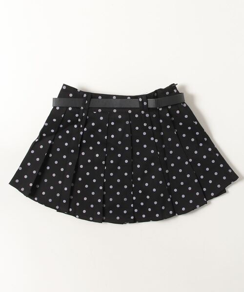 leune（ルネ）の「ベルト付きドット柄プリーツスカート（スカート・レディース・グレー/ブラック・MEDIUM/SMALL）」の18枚目の写真