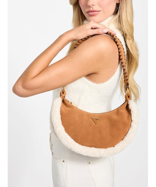 GUESS ヒョウ柄ワンショルダーバッグ ポーチ ホーボー y2k レザー GUESS ヒョウ柄ワンショルダーバッグ ポーチ ホーボー y2k